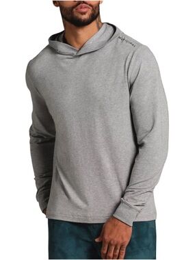 Municipal Mens Enduro Stretch Gray hoodie Sz Large